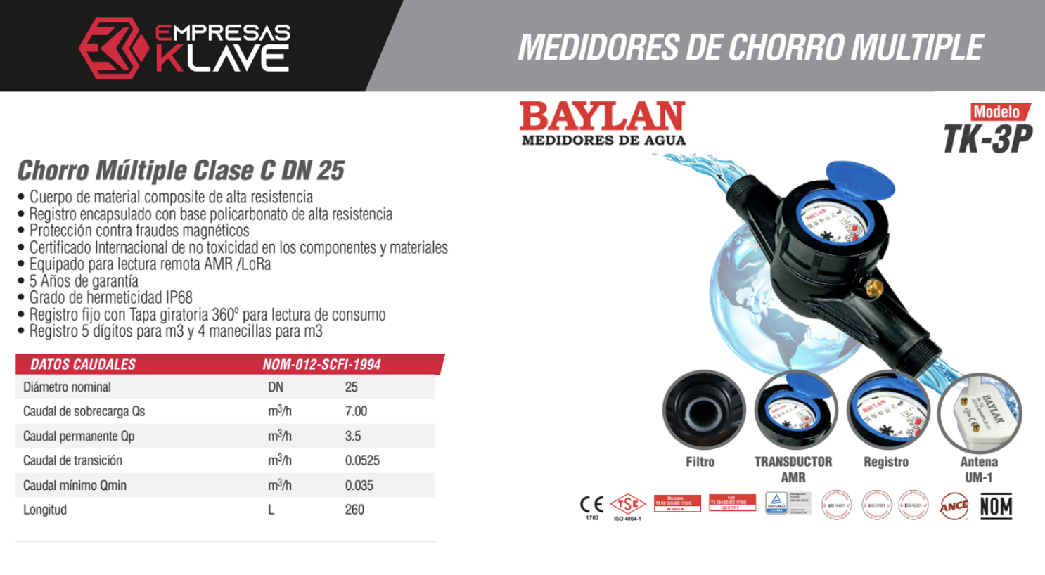 Ficha Técnica TK-3P